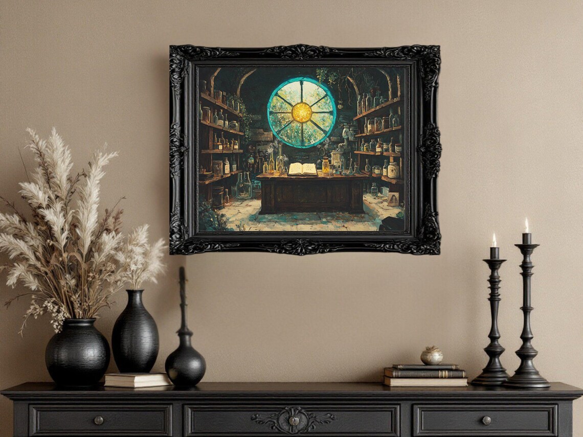 Magical Apothecary Art Print, Witchcraft Decor - Image 3