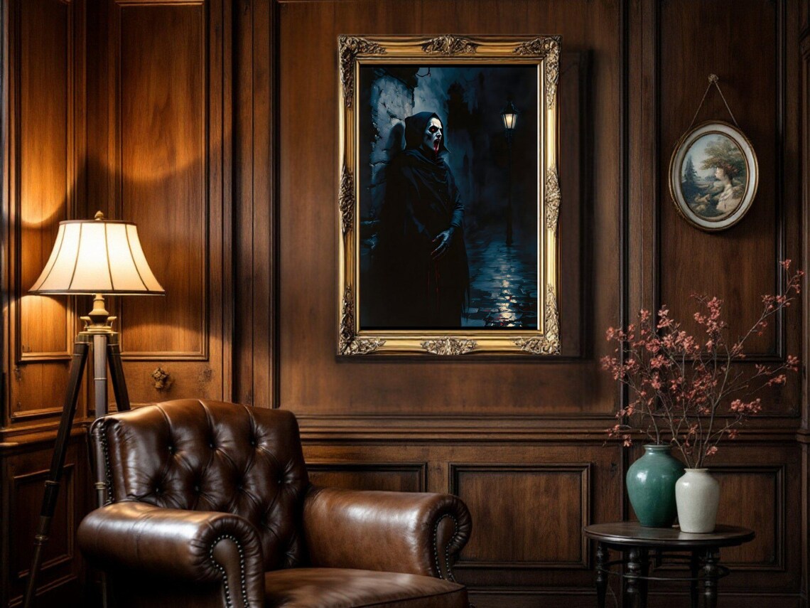 Gothic Vampire, Spooky Dark Night Poster - Image 3