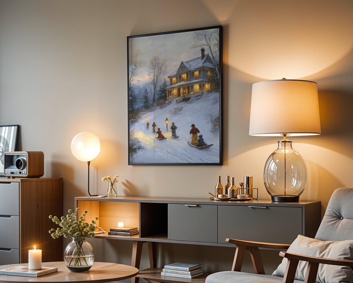 Winter Wonderland - Contemporary Travel Poster - Image 3