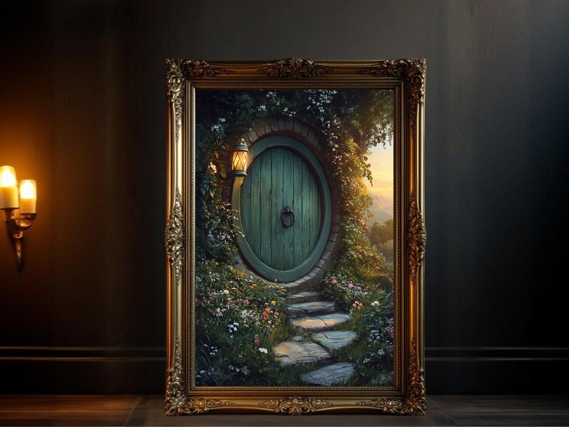 Enchanted Forest Doorway, Whimsical Garden Path