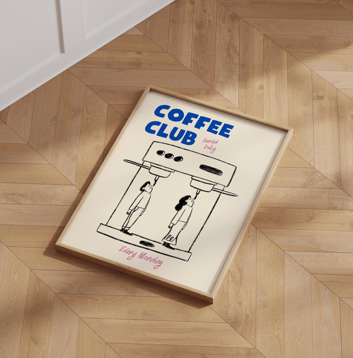Espresso Poster, Modern Trendy Kitchen Wall Art