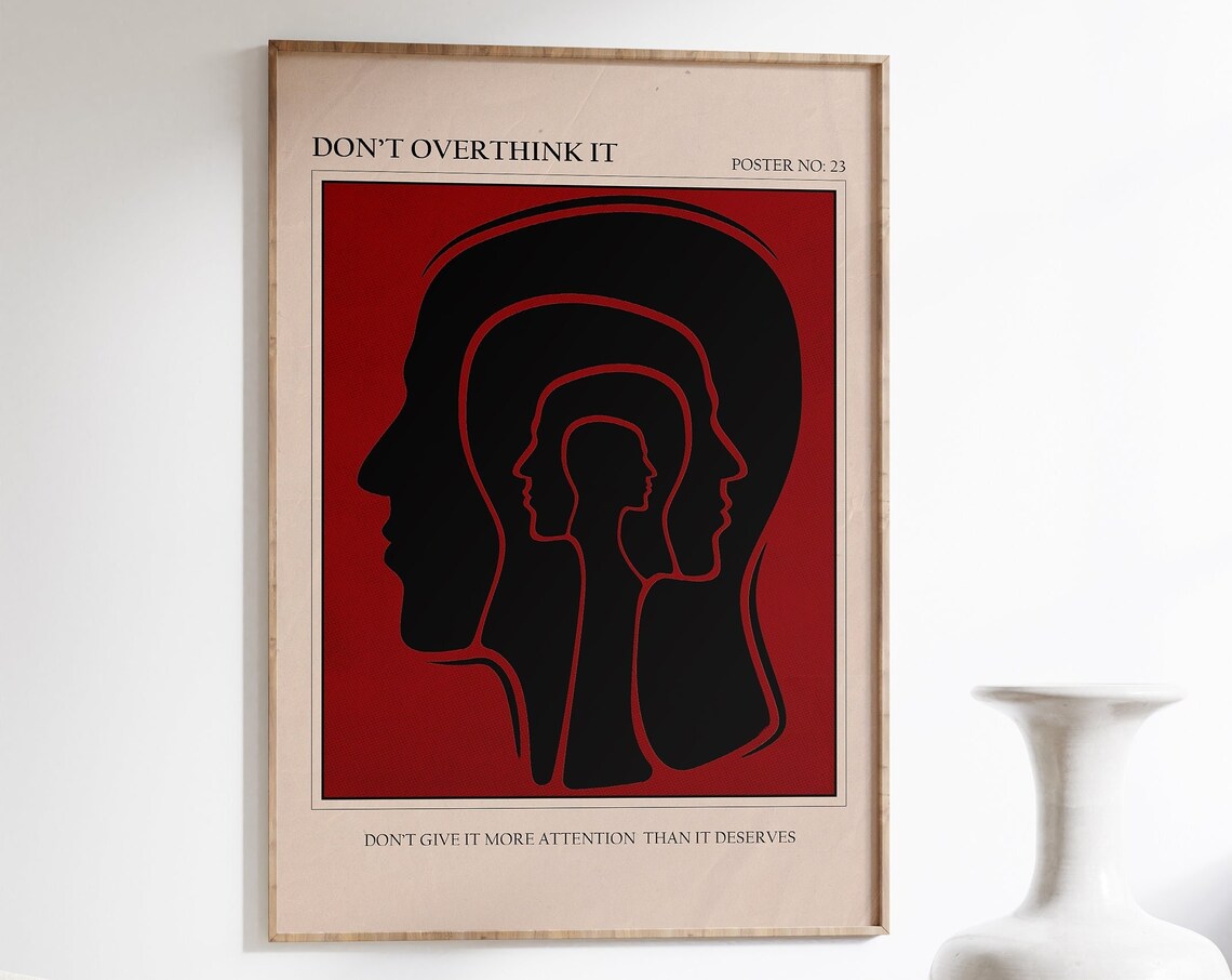 Self Affirmation Retro Silhouette Art Print
