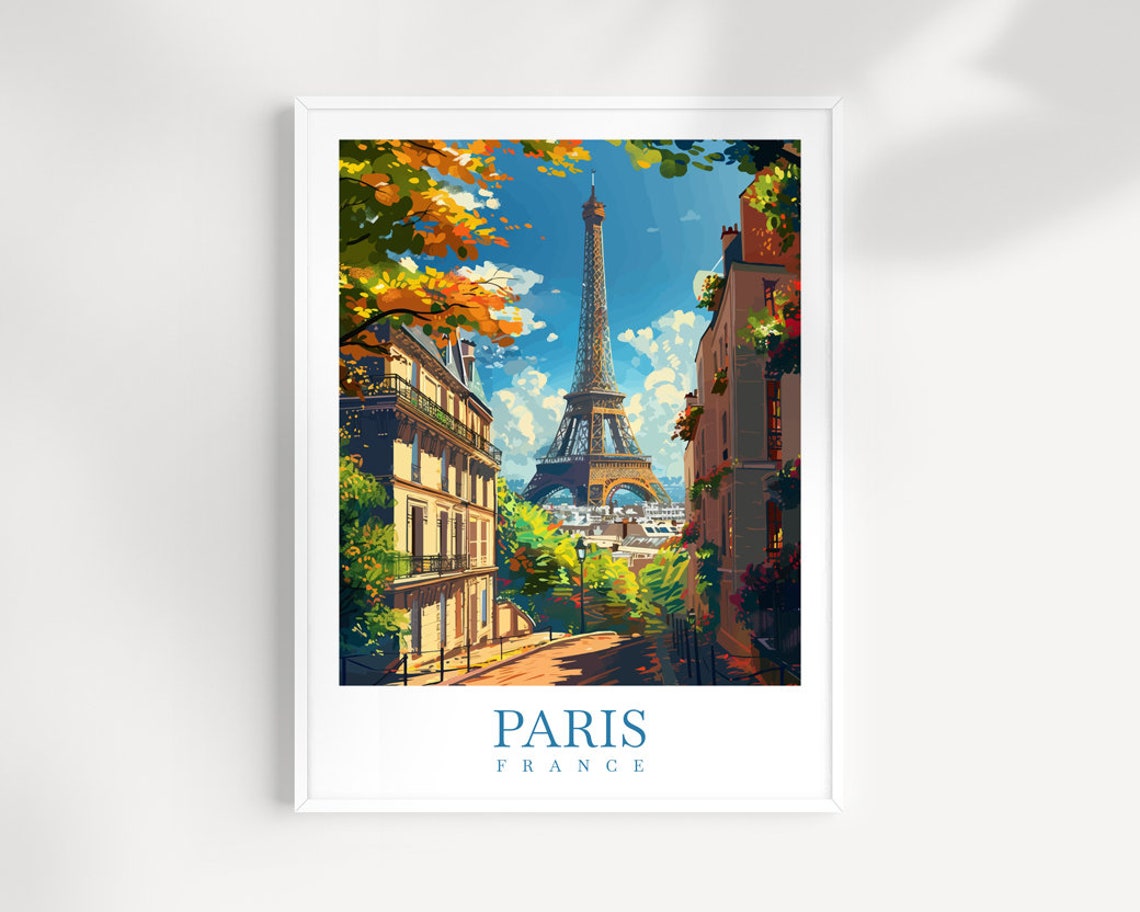 Paris City Travel Print Wall Art France Wall Hanging Home Dcor Paris Gift Art Lovers France Art Lover Gift Paris France Wall Art Dcor