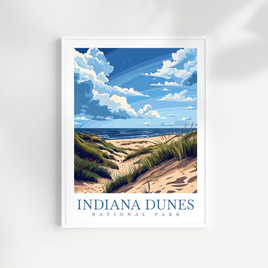 Indiana Dunes National Park Travel Poster