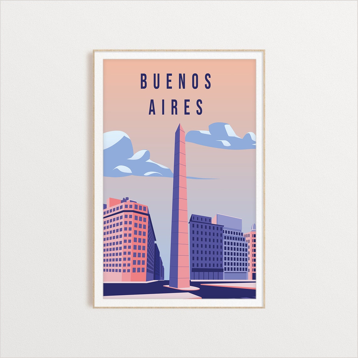 Buenos Aires City Poster City Art City Wall Art City Print Country Poster Country Print Country Art Argentina Travel Illustration - Image 2