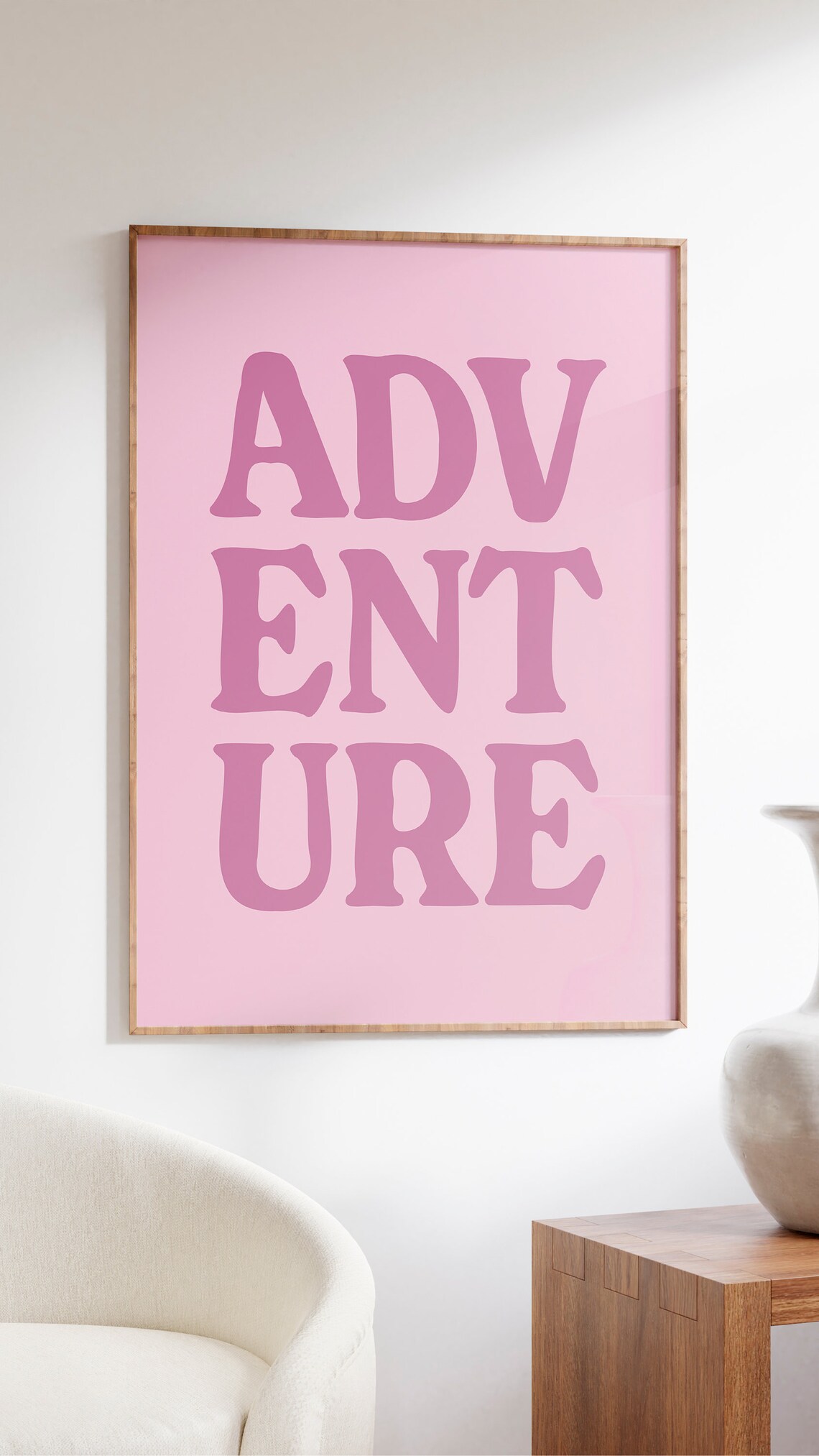 Adventure Quote Retro Typography Art Print - Image 2