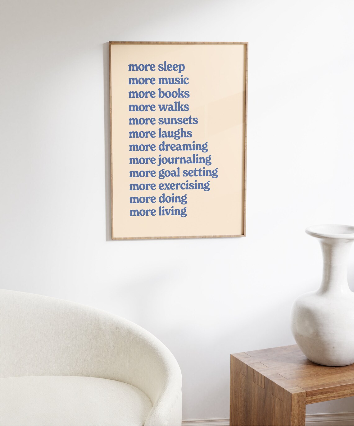 Self Care Positive Habits Retro Quote Poster - Image 3