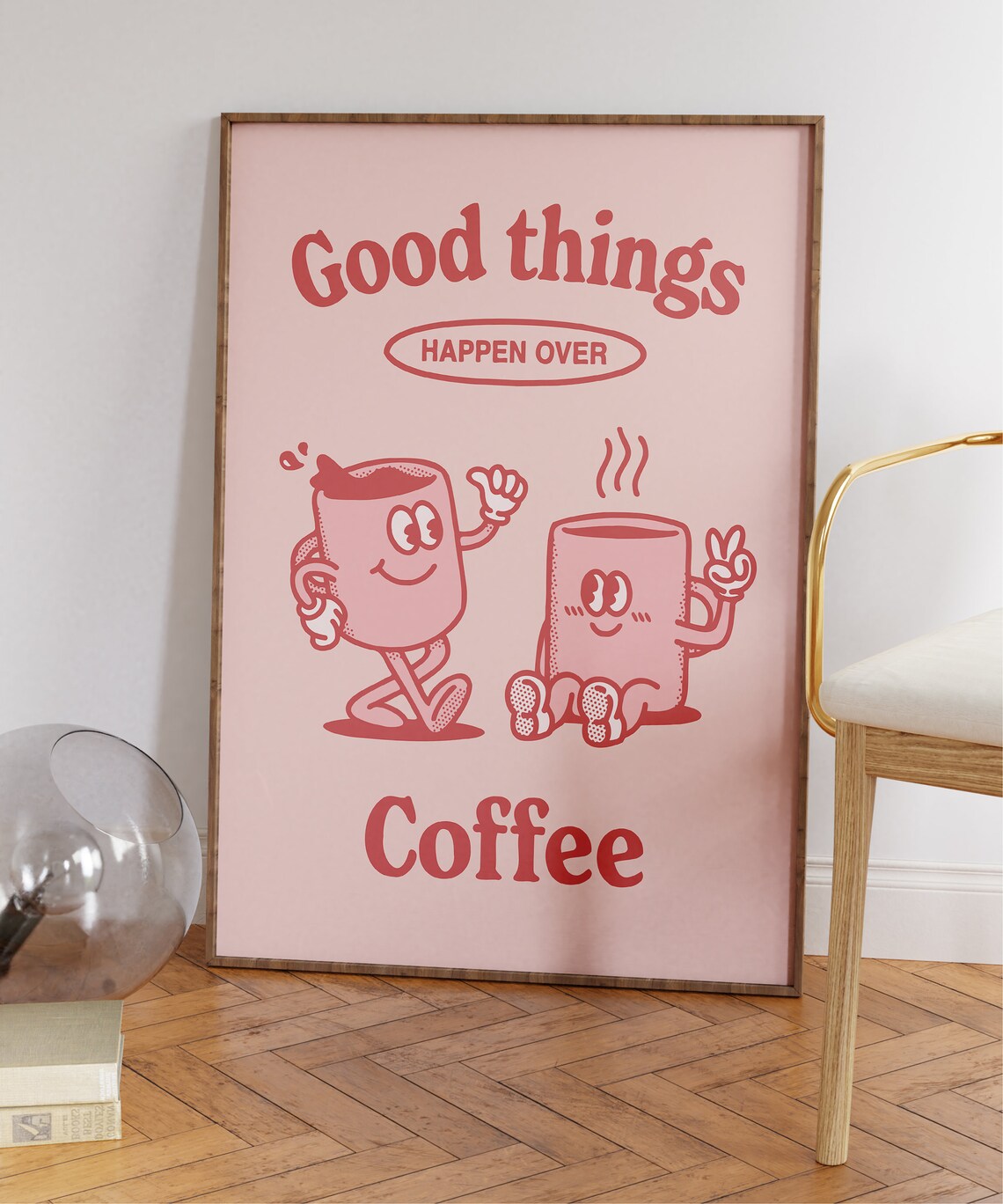 Kitchen Quote Print, Retro Drink Wall Art - Image 5