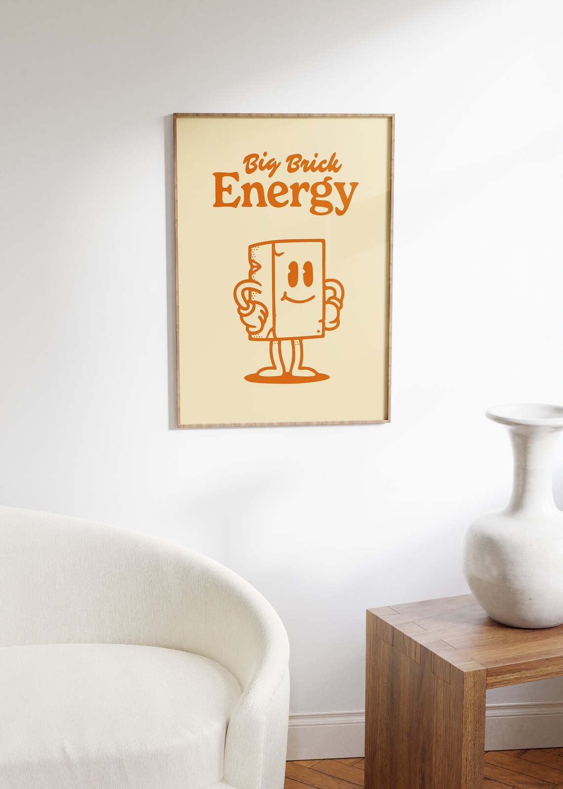 Big Brick Energy Vintage Motivational Quote Print - Image 6