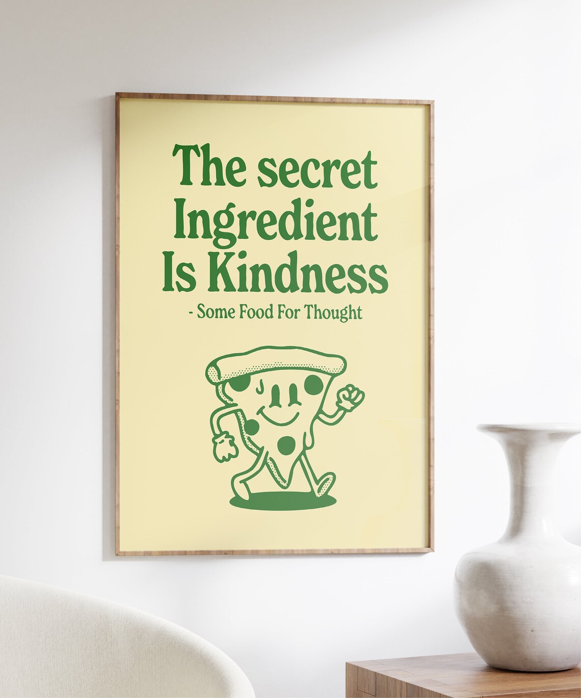 Kindness Quote Poster Print, Retro Apartment Decor - Image 6