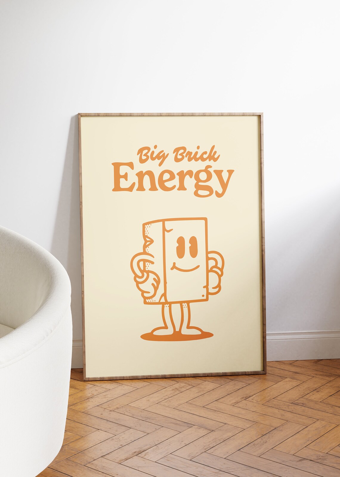 Big Brick Energy Vintage Motivational Quote Print - Image 5