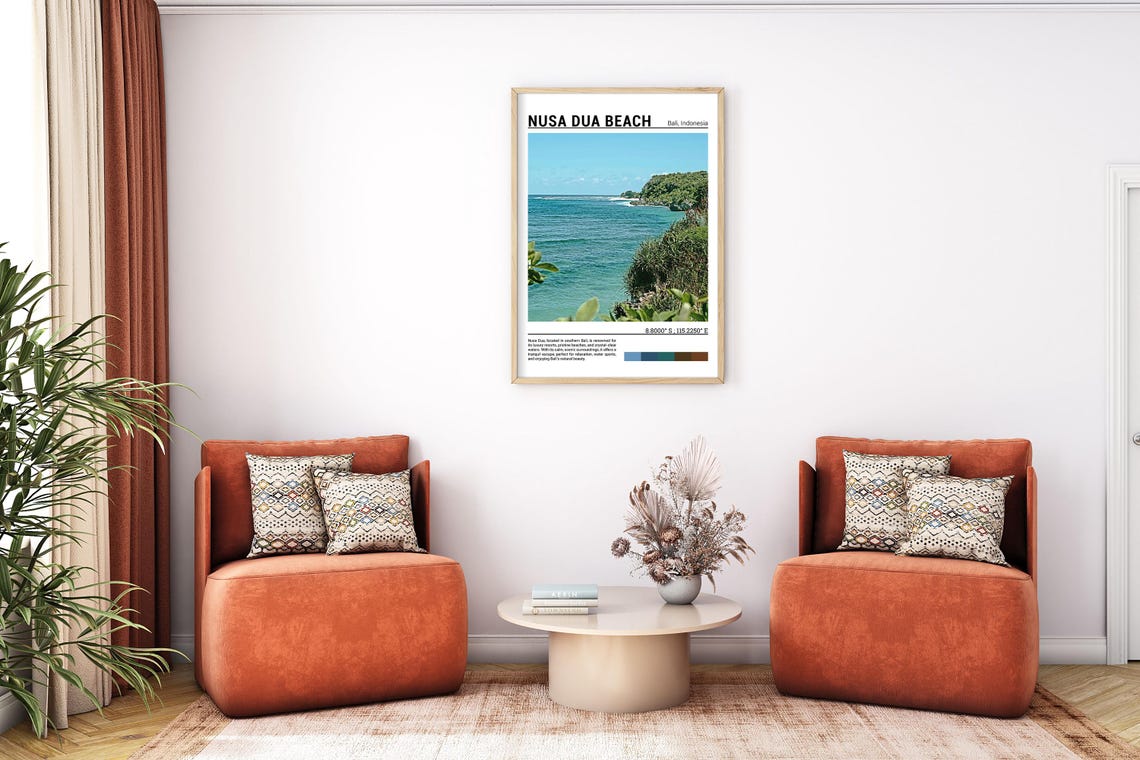 Nusa Dua Beach Print Nusa Dua Beach Poster Nusa Dua Beach Wall Art Nusa Dua Beach Travel Nusa Dua Beach Art Print Bali Photo - Image 7