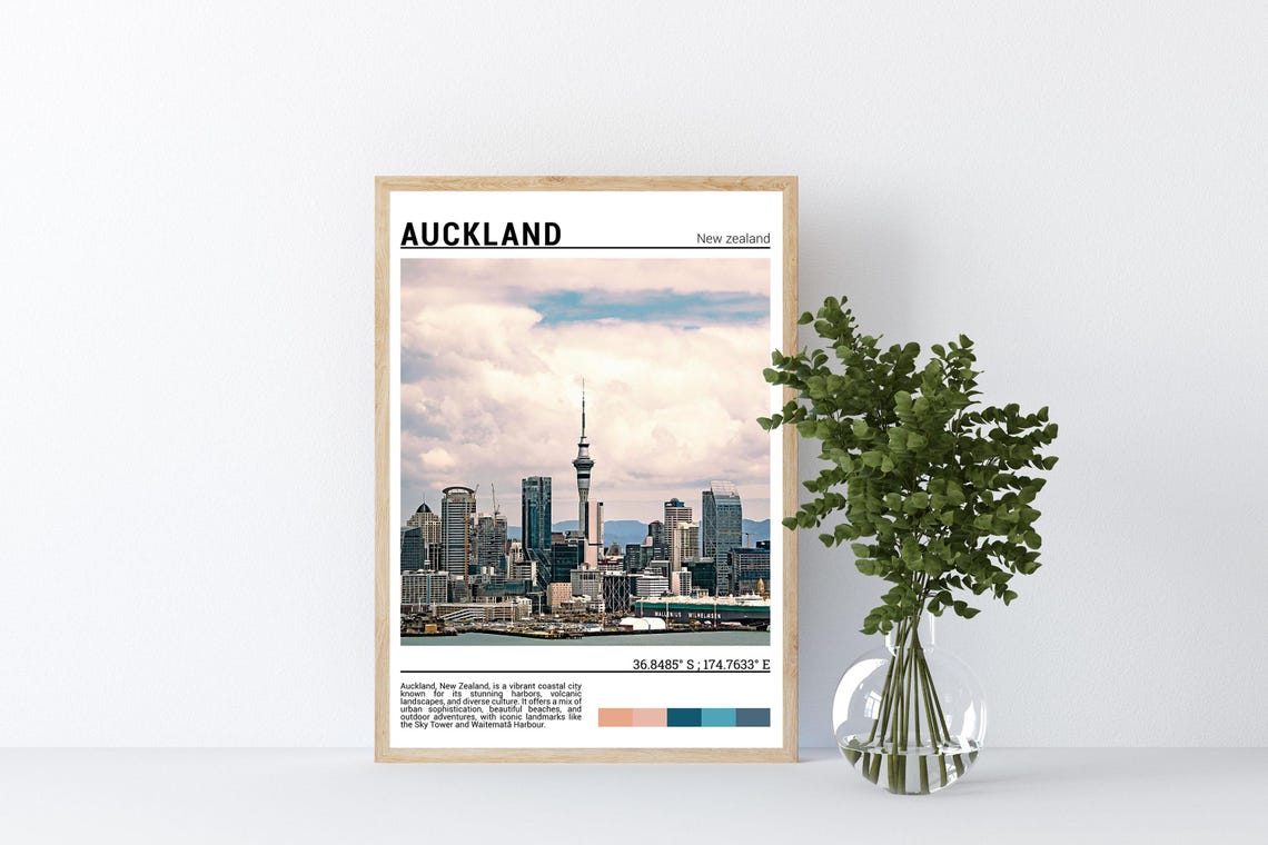 New Zealand Poster New Zealand Wall Art New Zealand Artwork New Zealand Photo New Zealand Travel Gift - Image 4