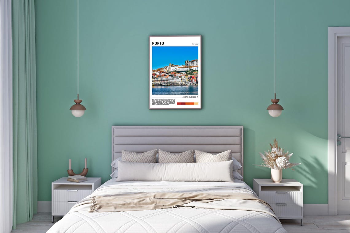 Porto Poster Porto Wall Art Porto Print Porto Atrwork Porto Art Print Porto Photo Porto Poster Print Portoportugal - Image 5