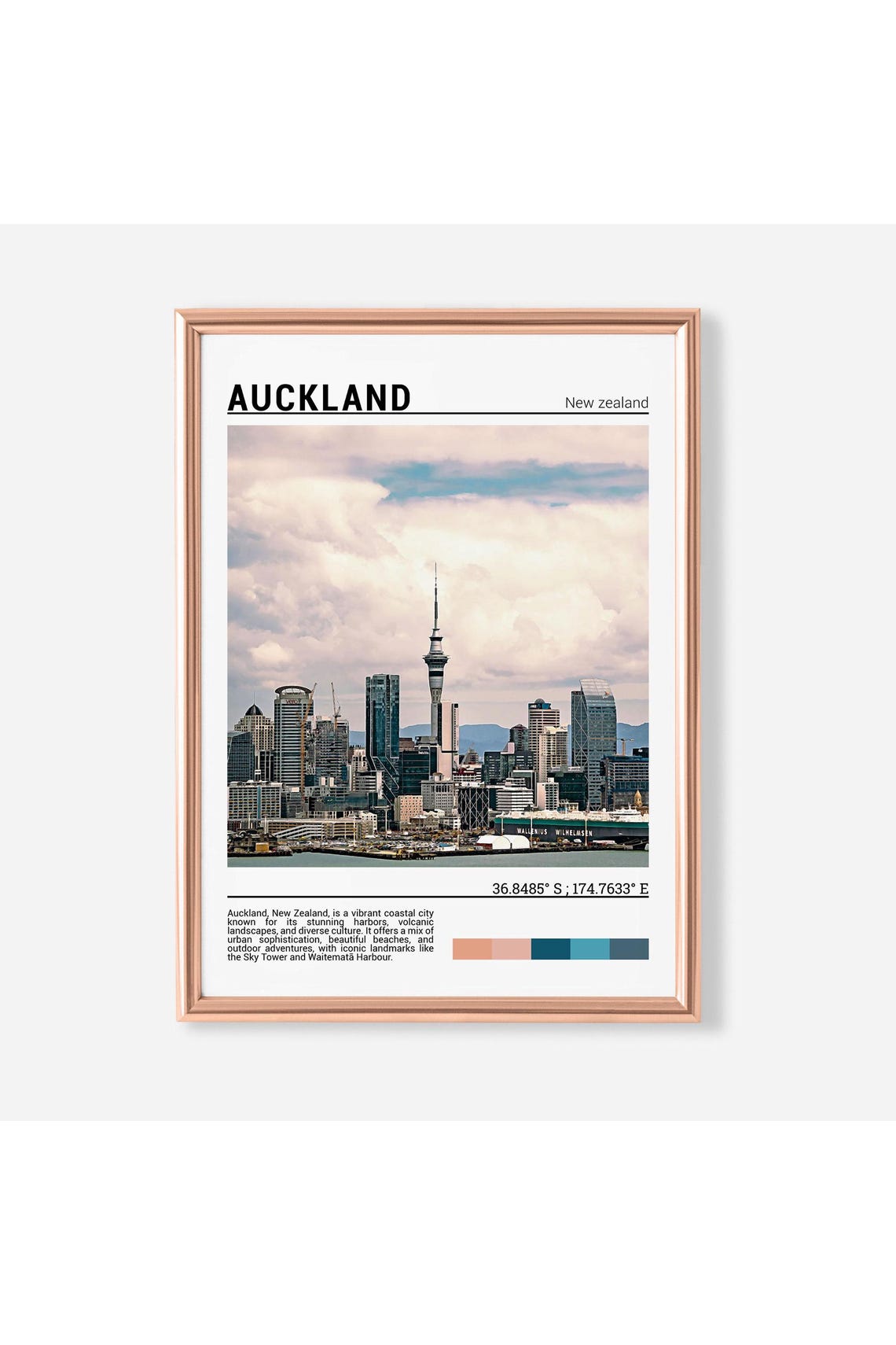 New Zealand Poster New Zealand Wall Art New Zealand Artwork New Zealand Photo New Zealand Travel Gift