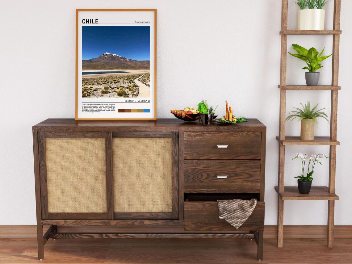 Chile South America Atacama Licancabur Volcano Lagoon Poster - Image 6