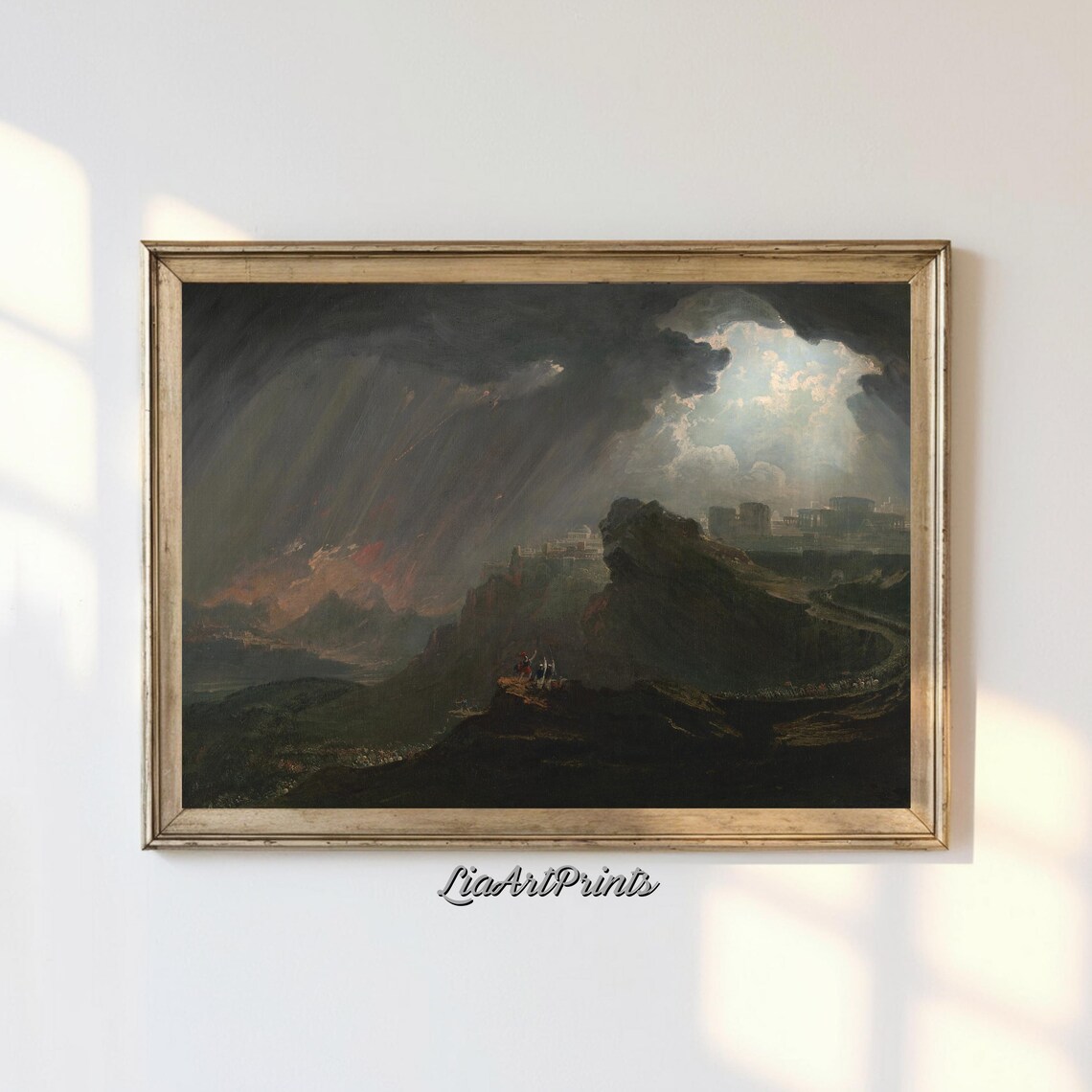 Joshua Commanding The Sun To Stand Still, Epic Landscape