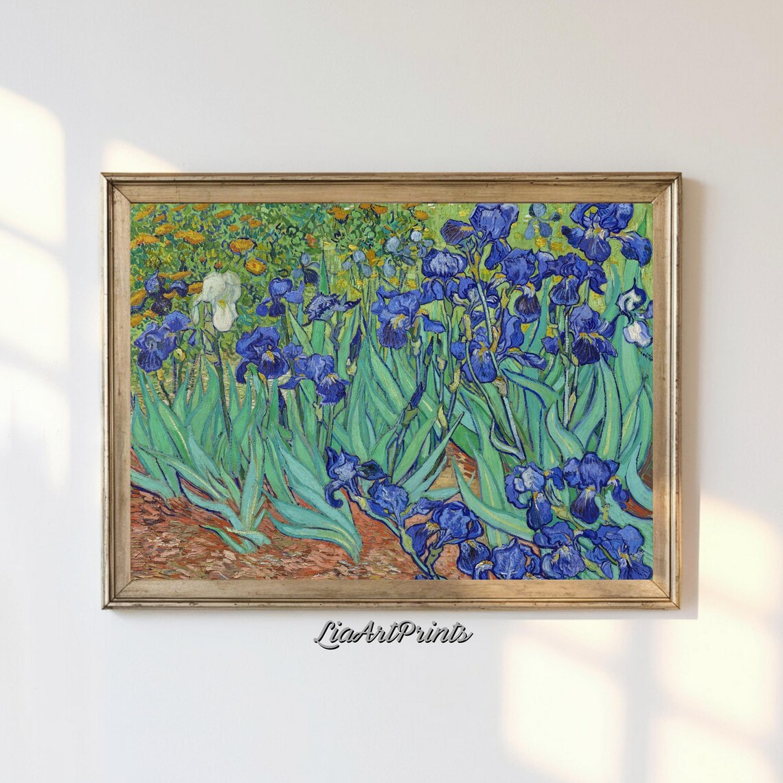 Irises, Van Gogh Botanical Art Print