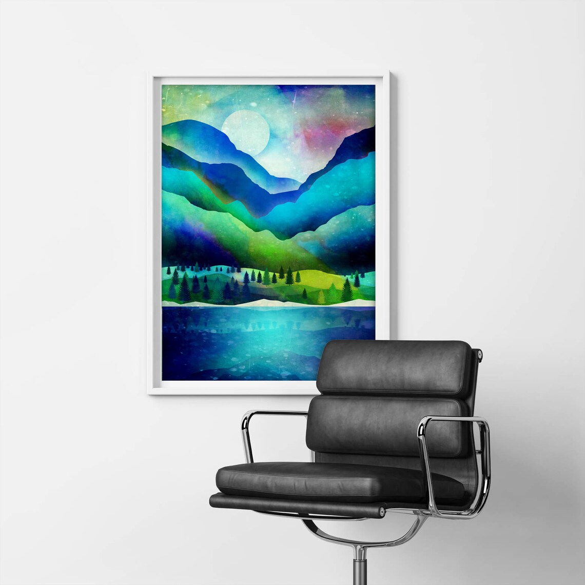 Landscape Print Mountain Print - Image 2