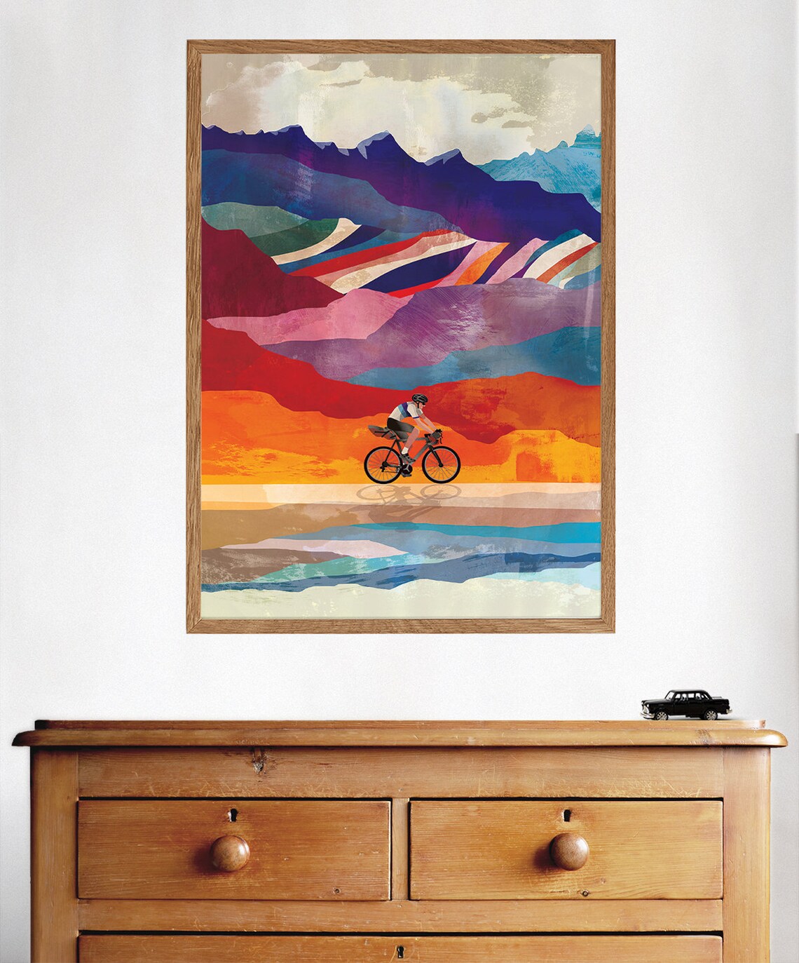 Cycling Art Print, Gift for a Cyclist - Image 4