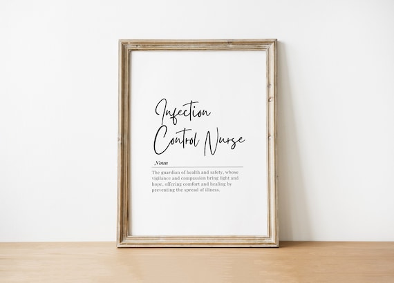 Infection Control Nurse Definition Inspirational Healthcare Quote Typographic Poster