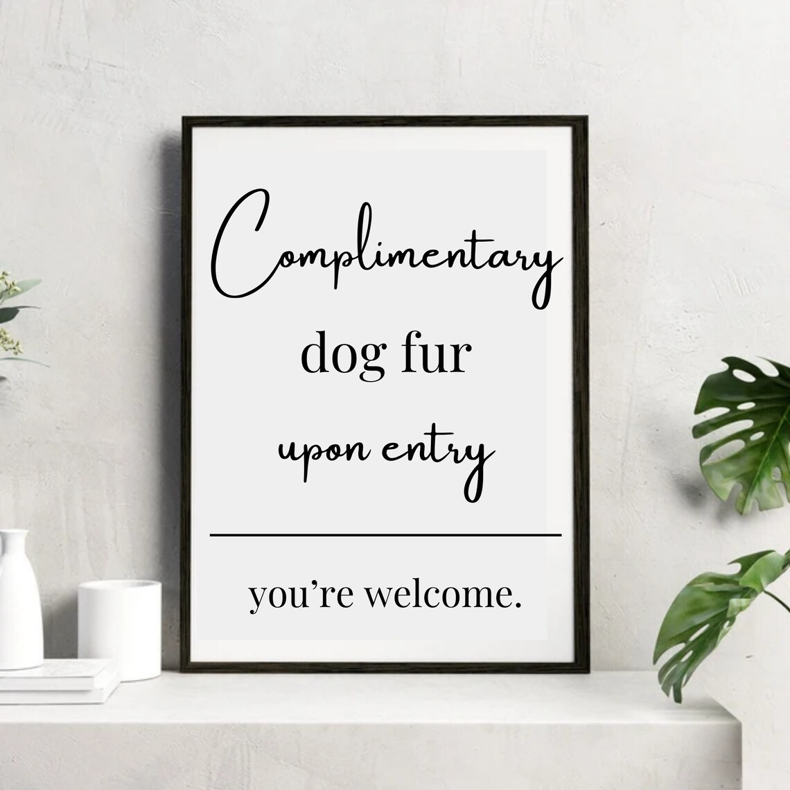 Dog Grooming Salon Decor, Dog Parlour Poster Print