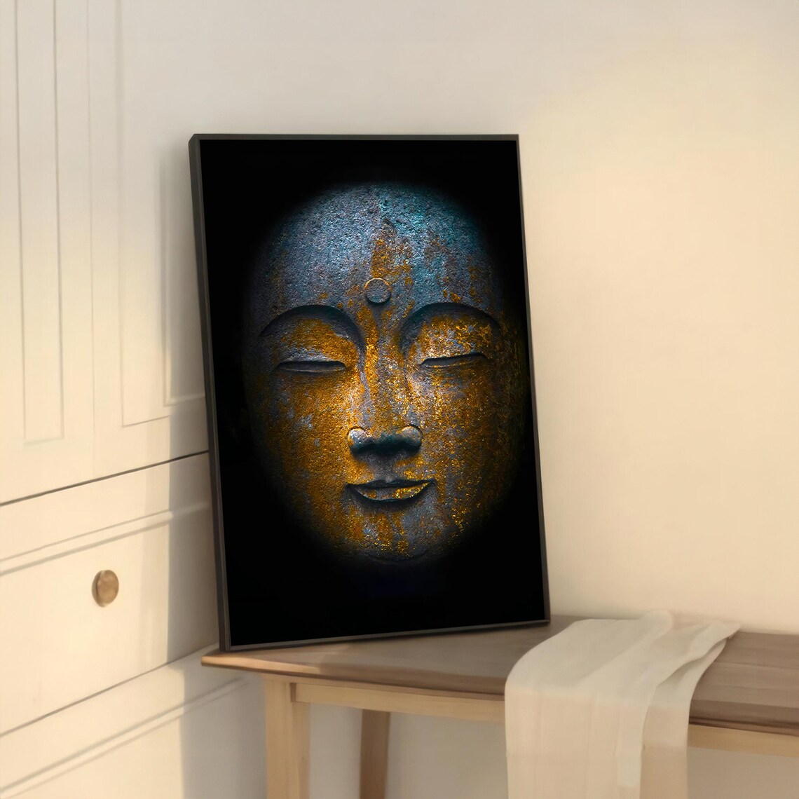 Serene Buddha Painting, Meditative Wall Decor - Image 5
