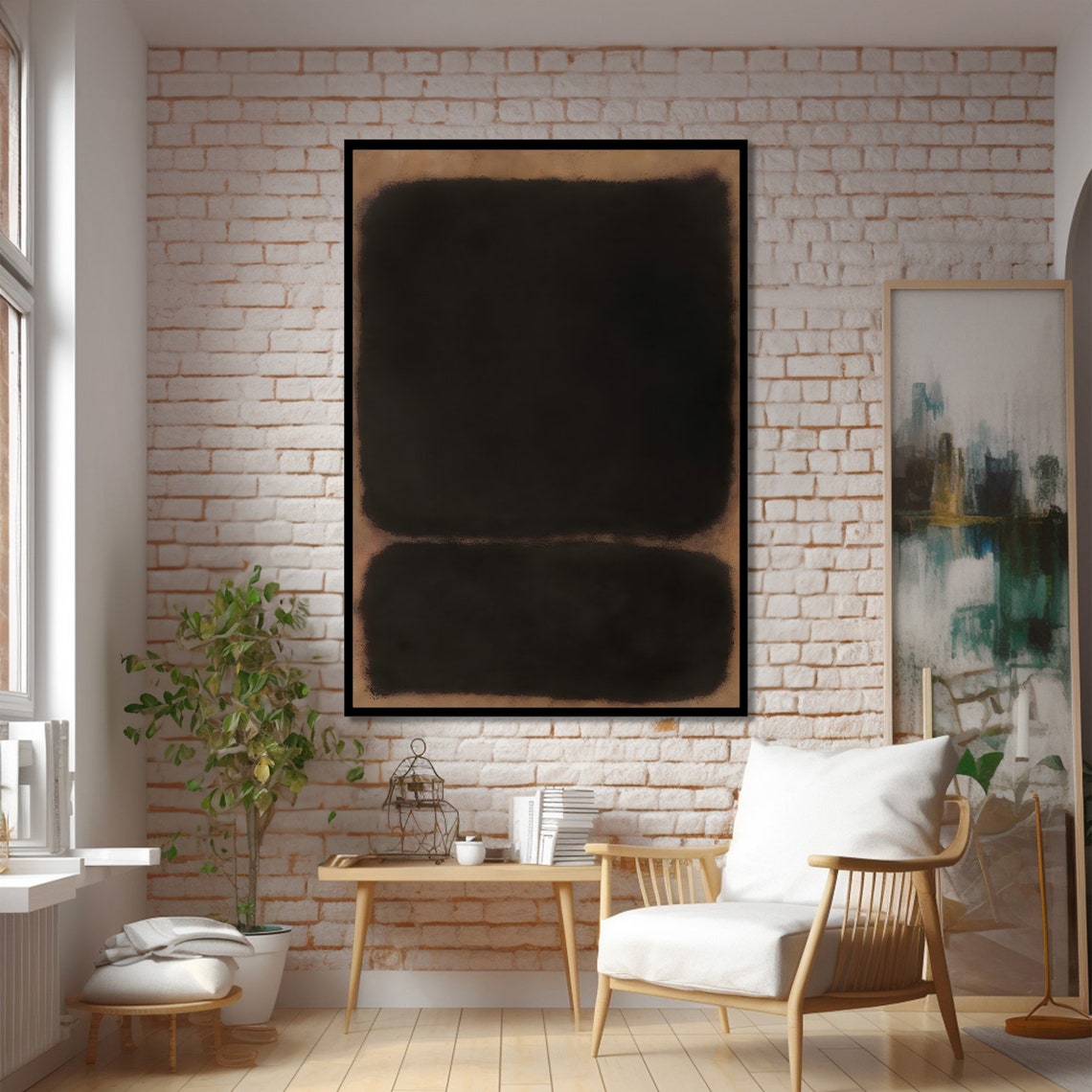 Mark Rothko Style Abstract Wall Art - Image 2