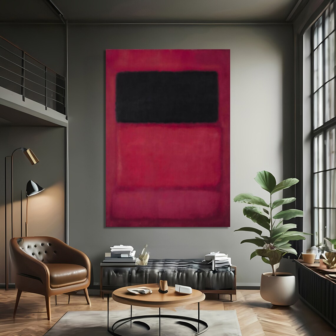 Mark Rothko Style Abstract Art Print, Bold Modern - Image 2