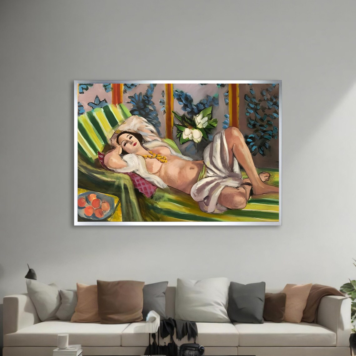 Reclining Nude, Henri Matisse Inspired Art Print - Image 3
