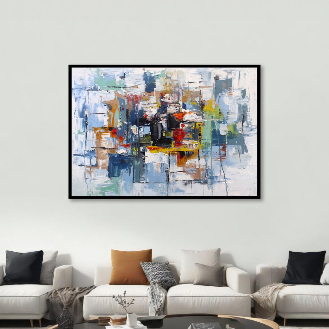 Modern Abstract Wall Art, Contemporary Painting - Image 3