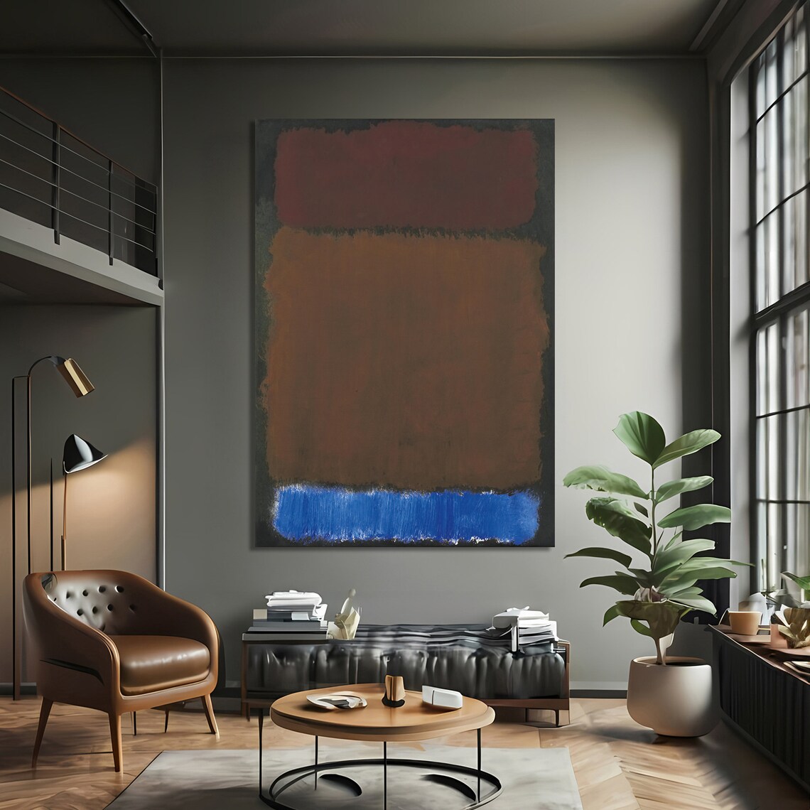 Mark Rothko Style Abstract, Modern Home Decor - Image 3