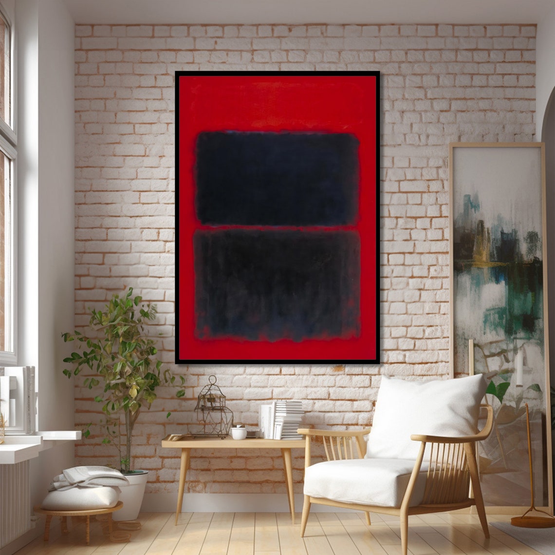 Mark Rothko Style Abstract Art Print - Image 2