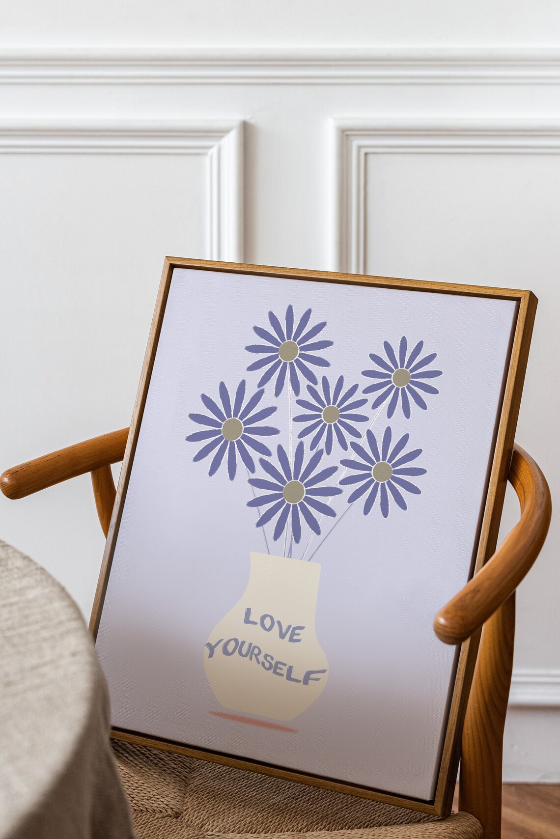 Flowers Poster, Maximalist Dopamine Aesthetic Decor - Image 2