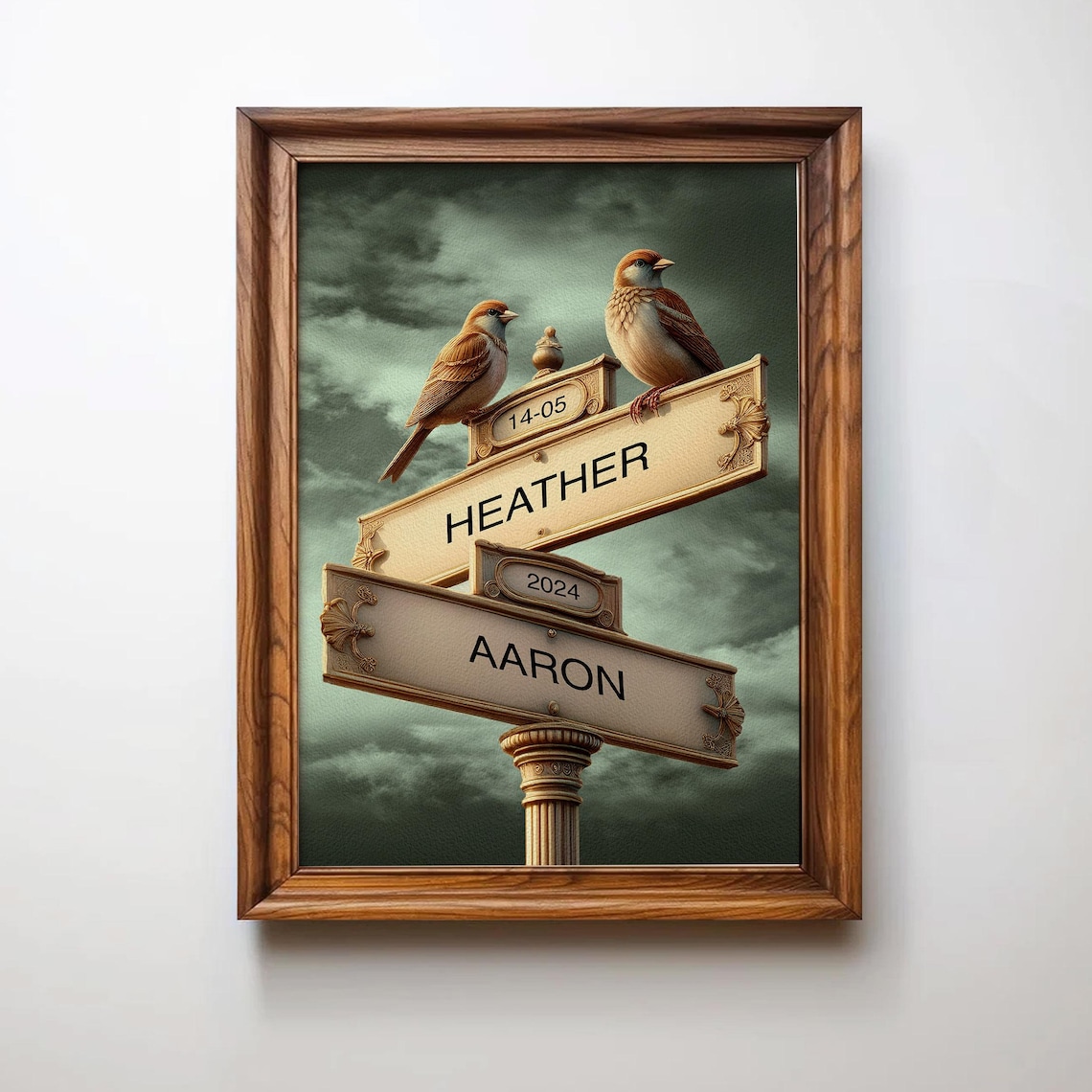 Personalized Street Sign, Custom Names Anniversary Gift - Image 4