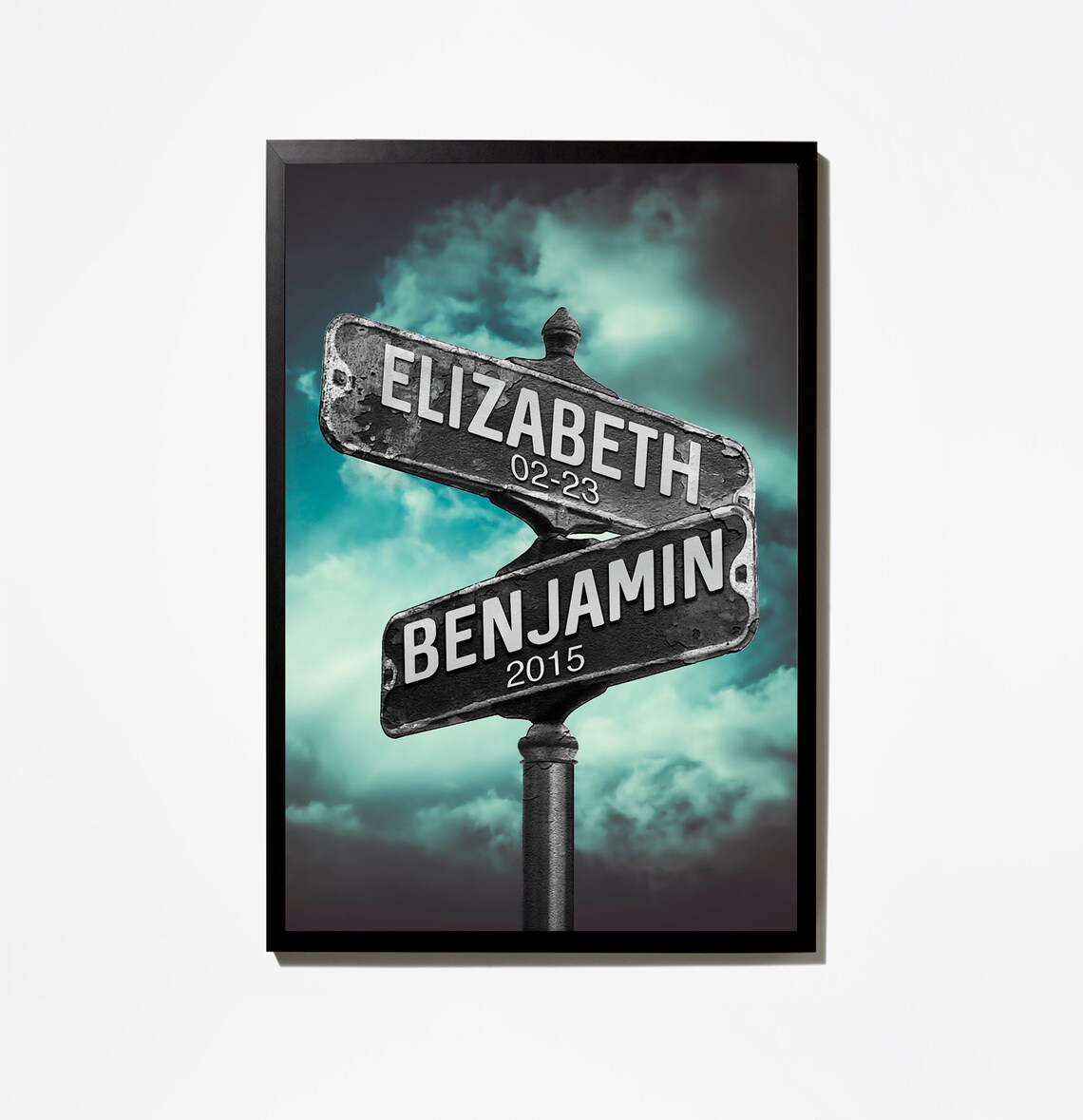 Personalized Street Sign Wedding Gift, Vintage Road Sign - Image 2