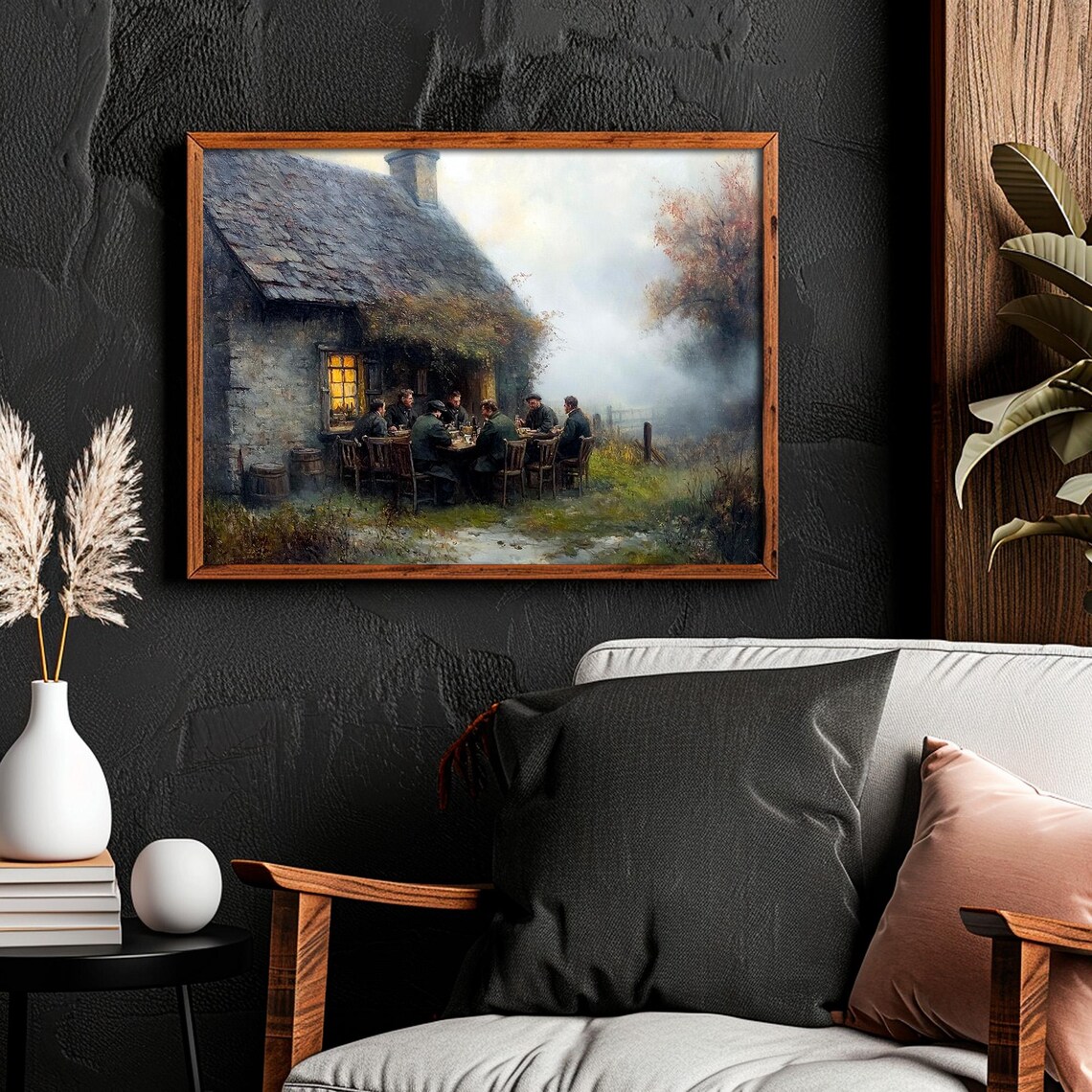 Moody Irish Pub Vintage Ireland Art Print - Image 5