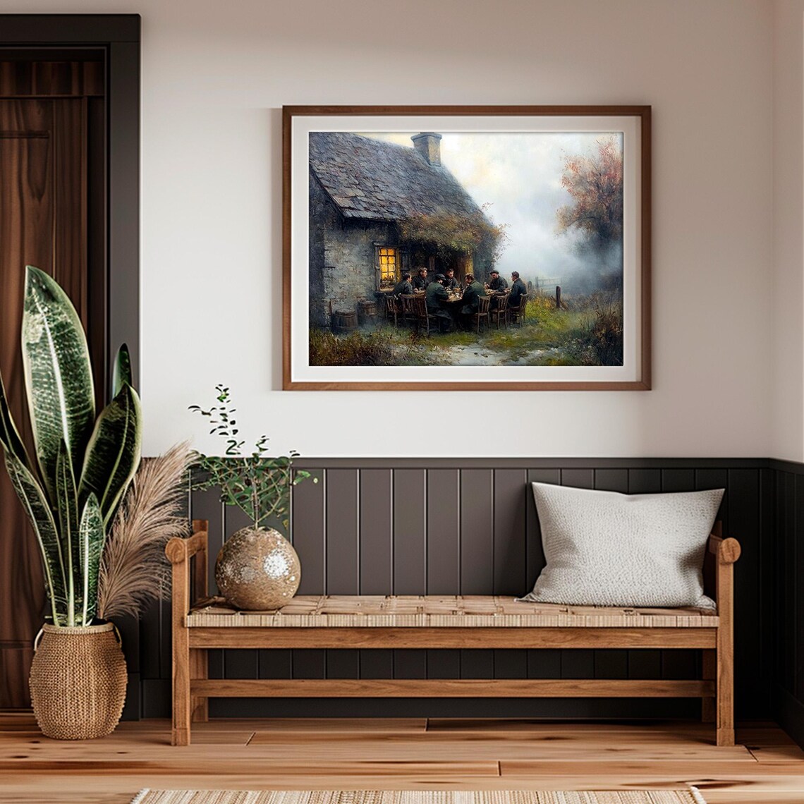 Moody Irish Pub Vintage Ireland Art Print - Image 4