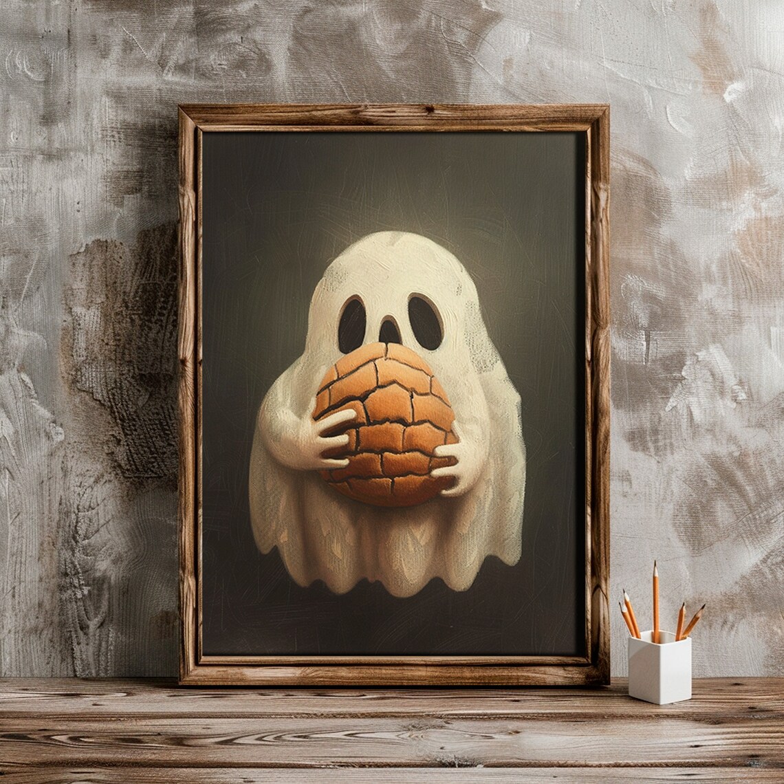 Ghost Painting Halloween Dark Academia Gothic Print - Image 6