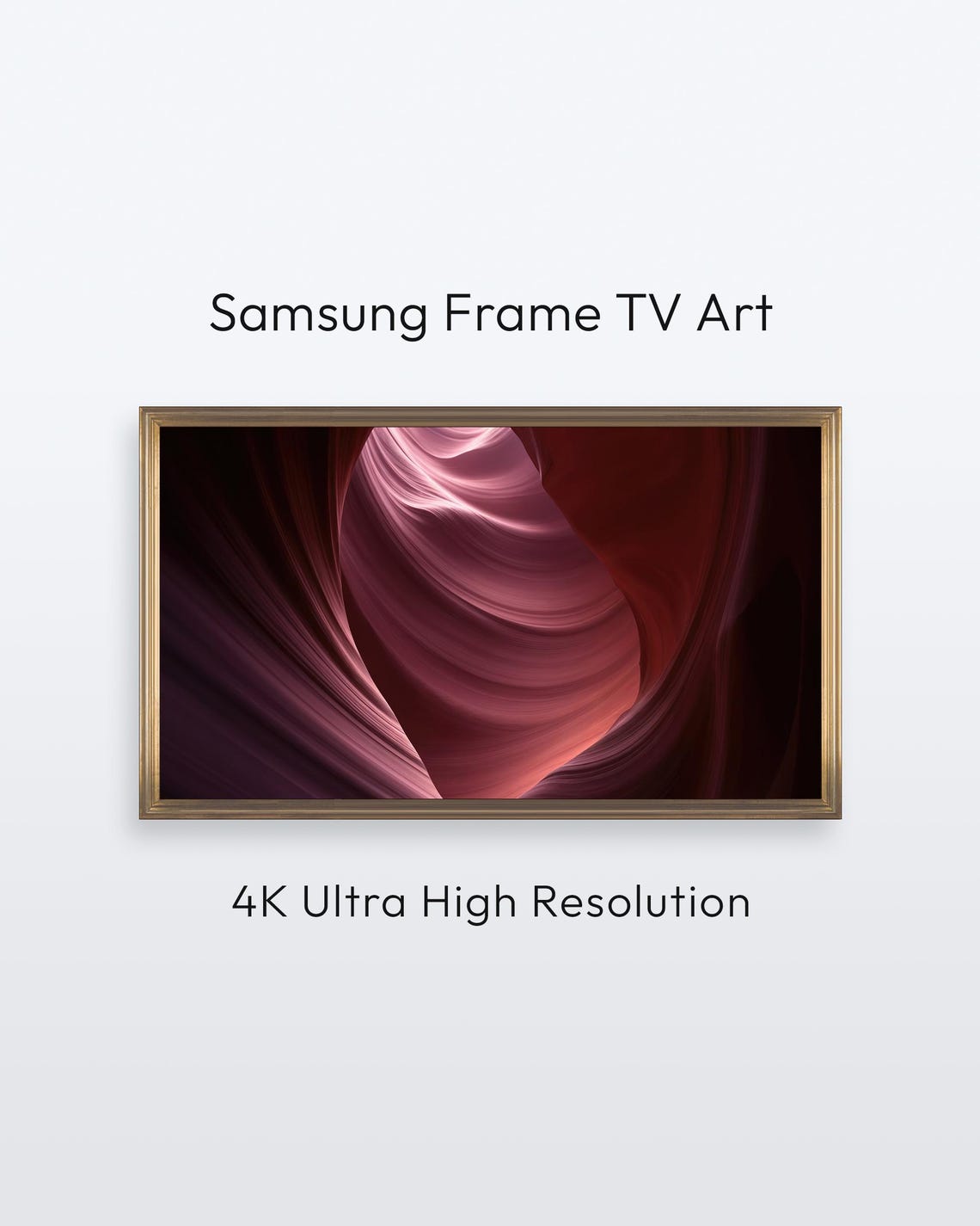 Samsung Frame Tv Abstract Art Rock Texture Modern Artwork 4k Print