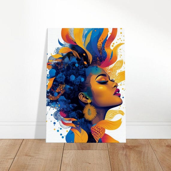 Woman Of Vibrance Canvas Art Bold Modern Decor The Contemporary Collection