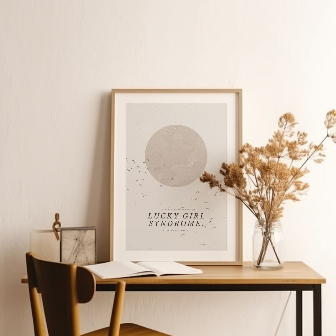 Lucky Girl Syndrome Art Print, Home Inspiration - Image 3