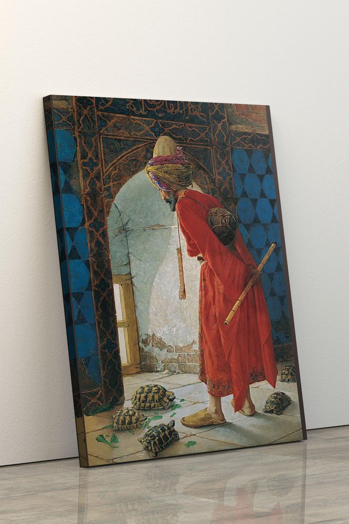 The Tortoise Trainer Osman Hamdi Bey Classic Ottoman Art Poster - Image 4