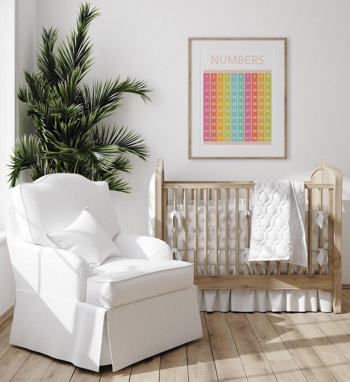 Numbers 1 To 100 Chart Pastel Kids Educational Learning Poster - Image 6