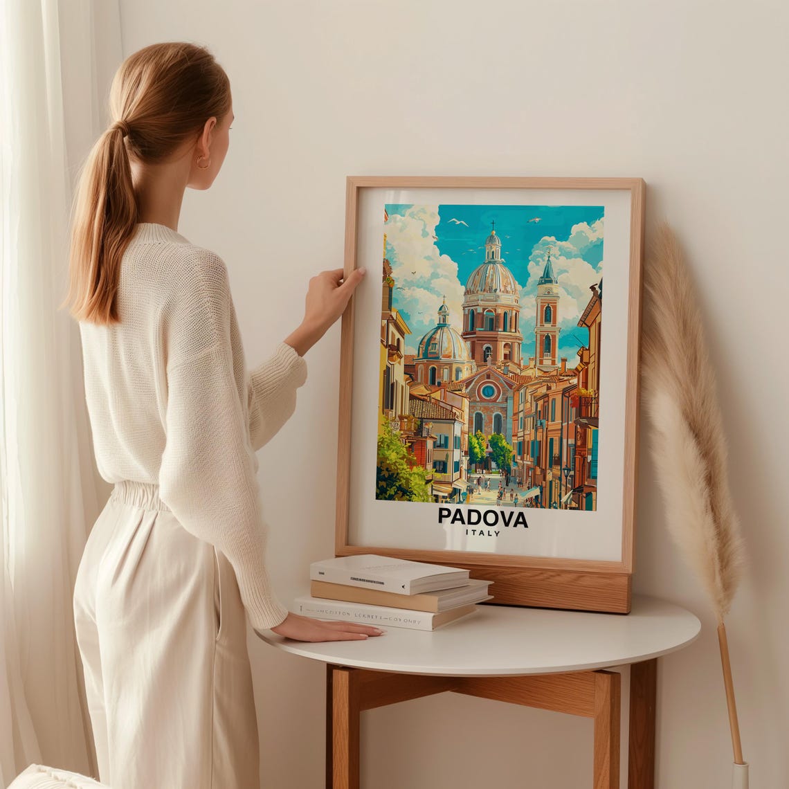 Padova City Print Padova Travel Poster Italy Travel Gift Padova Italy Poster Padova Gift Italian Gift Italian Art - Image 2