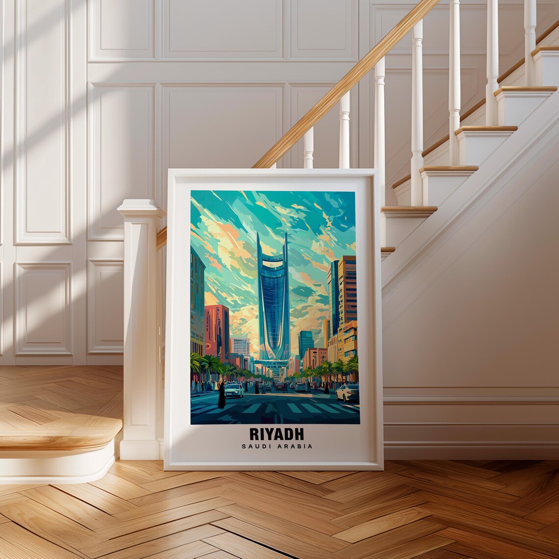 Riyadh Views, Saudi Arabia Travel Poster