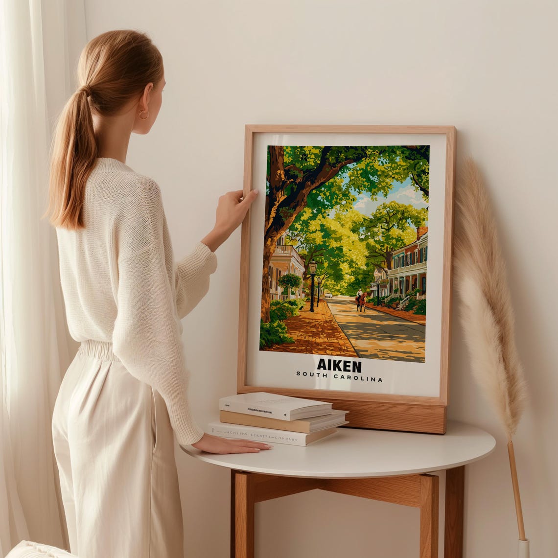 Aiken Print South Carolina Poster Aiken Views Aiken Art South Carolina Charm Aiken Beauty Historic Town Scenic Landscape Usa Poster - Image 2