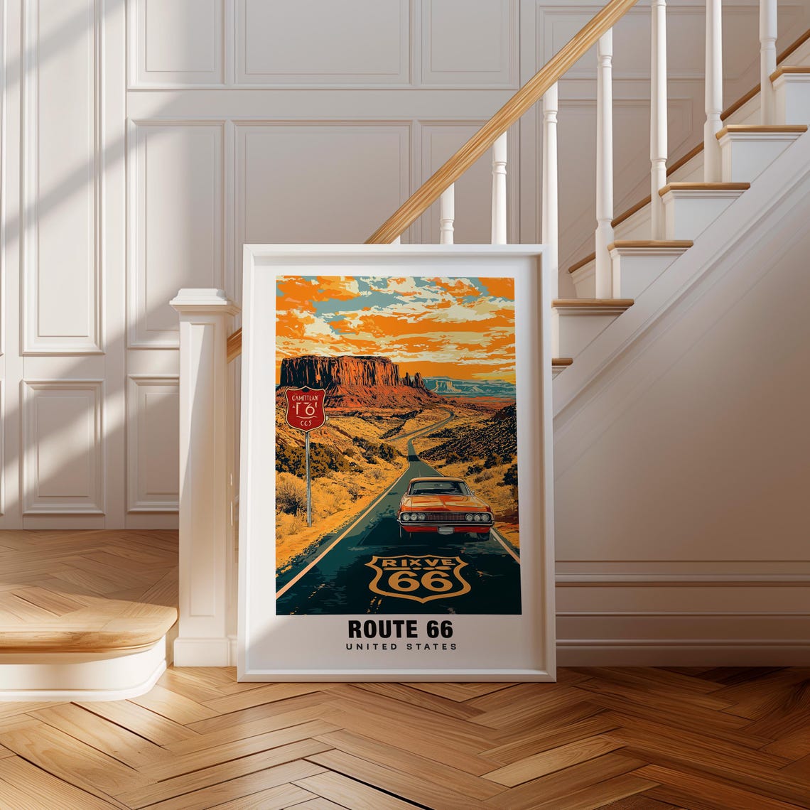 Mother Of Roads Print Usa Poster Mother Of Roads Views Mother Of Roads Landmarks Mother Of Roads City Usa Charm Mother Of Roads