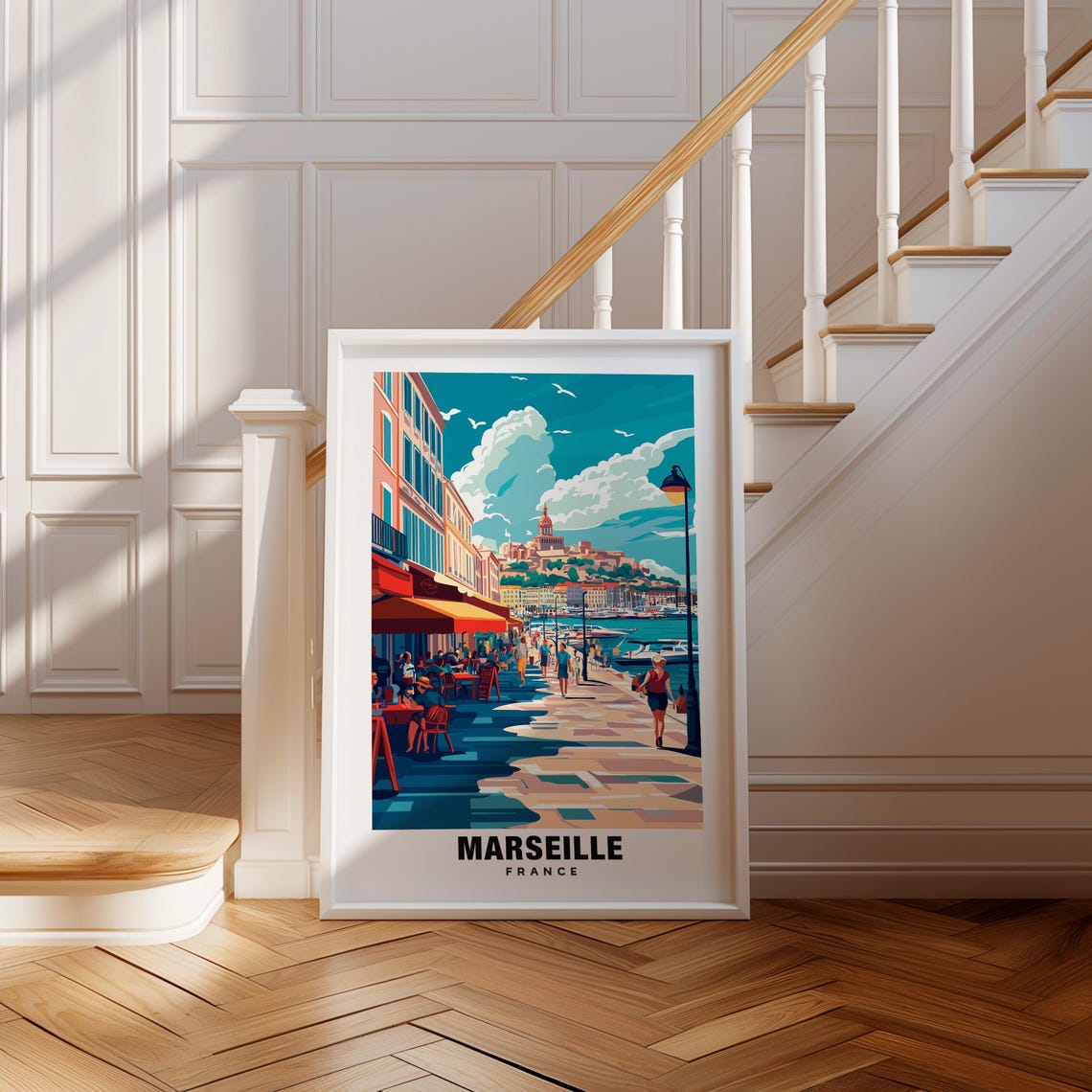 Marseille Print France Poster Marseille Views Marseille Harbor Marseille City France Charm Marseille Beauty Marseille Heritage