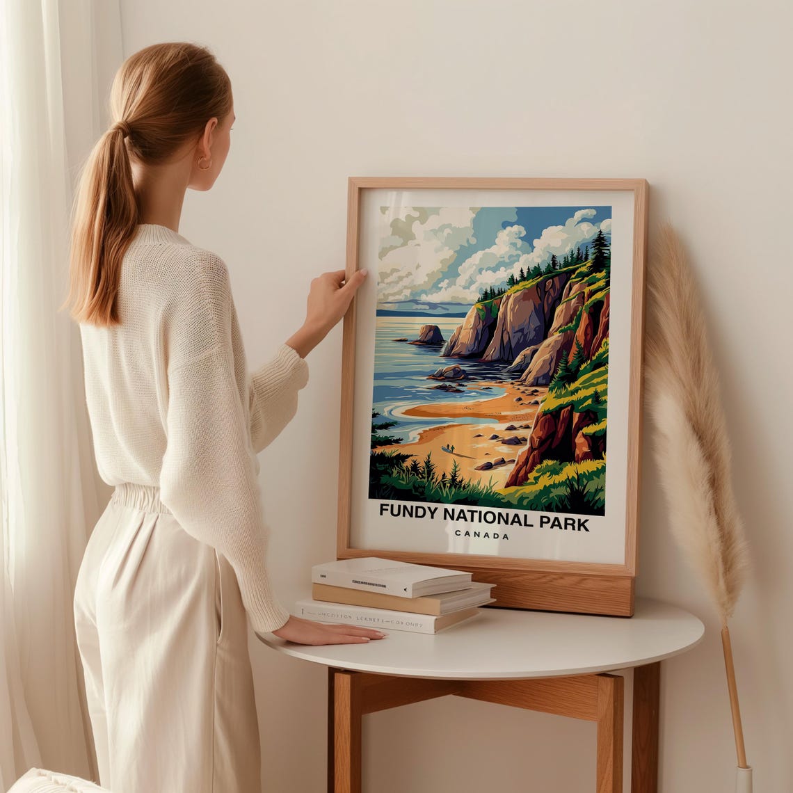 Fundy National Park Print Canada Poster Travel Wall Art Fundy Print Nature Poster New Brunswick Art National Park Print Travel Art - Image 2